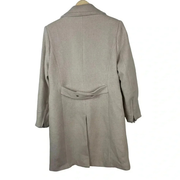 Avec les  Filles Moto Twill Wool Blend Coat - Picture 8 of 14